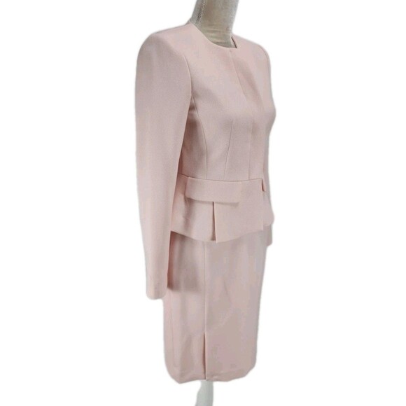 Calvin Klein Women Sz 2 Career Skirt Suit Light Pink Little Stretch Fabric 115A - Picture 2 of 9